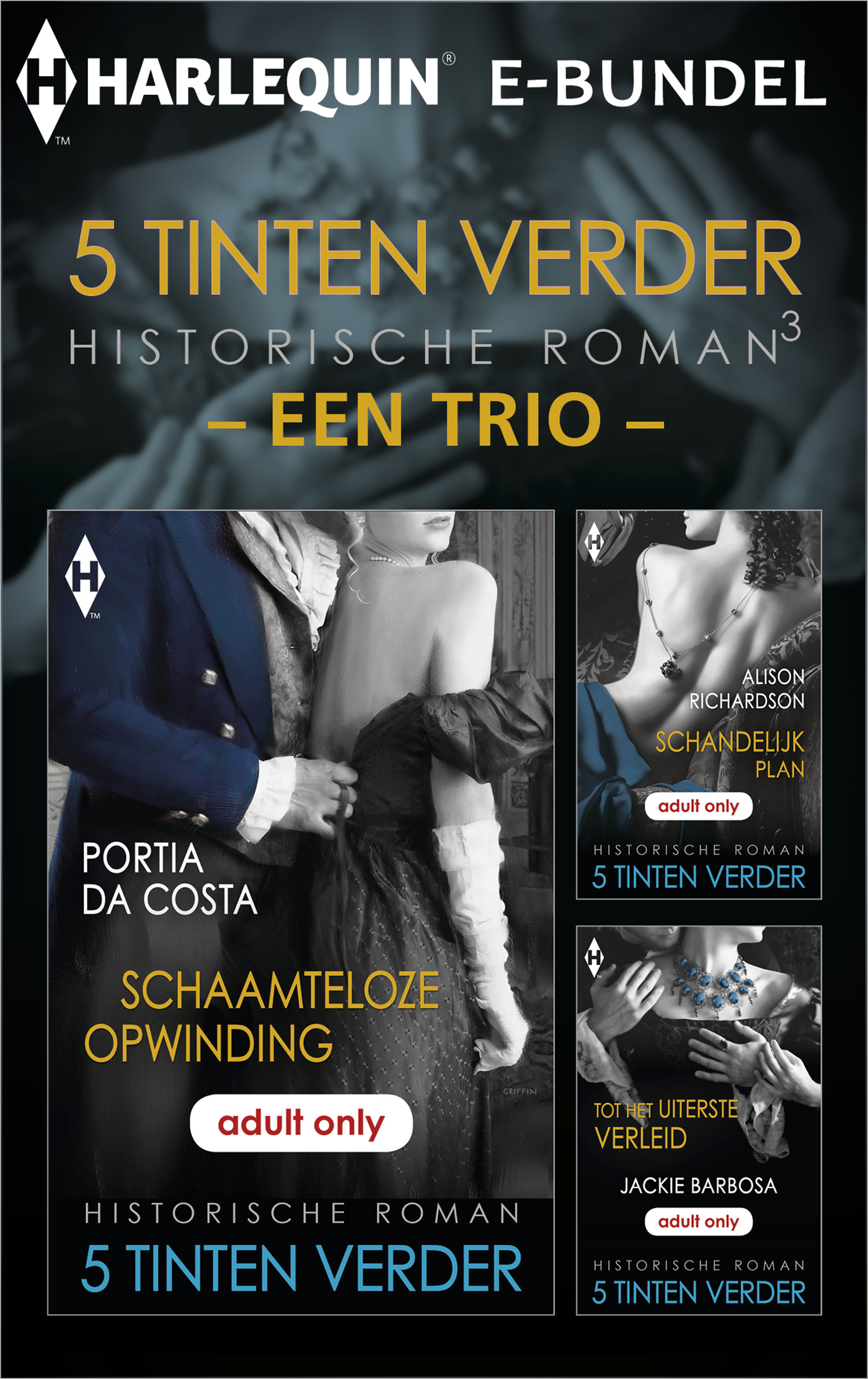 Omslag van 5 Tinten verder historisch 3 - een trio (3-in-1)