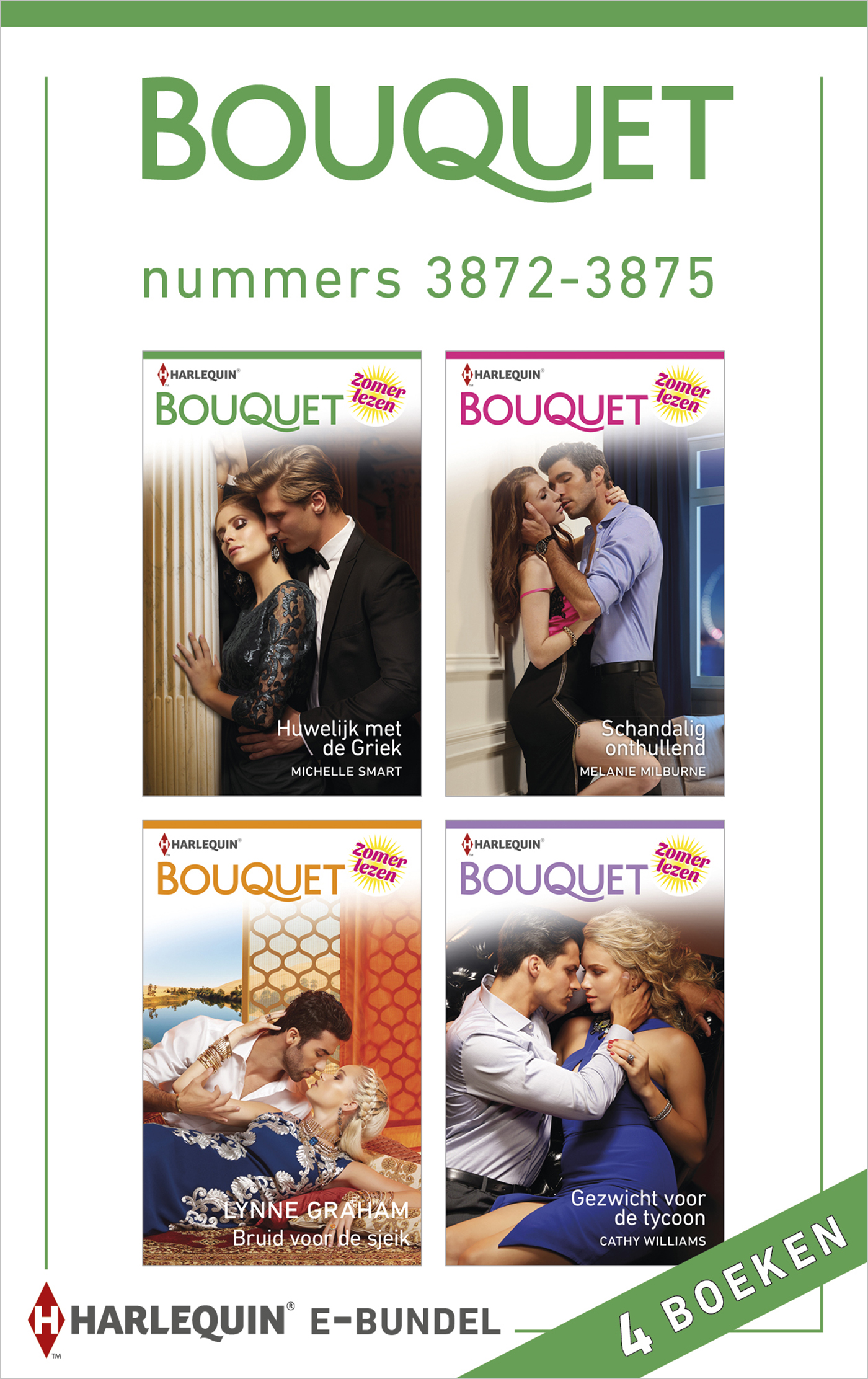 Omslag van Bouquet e-bundel nummers 3872 - 3875 (4-in-1)