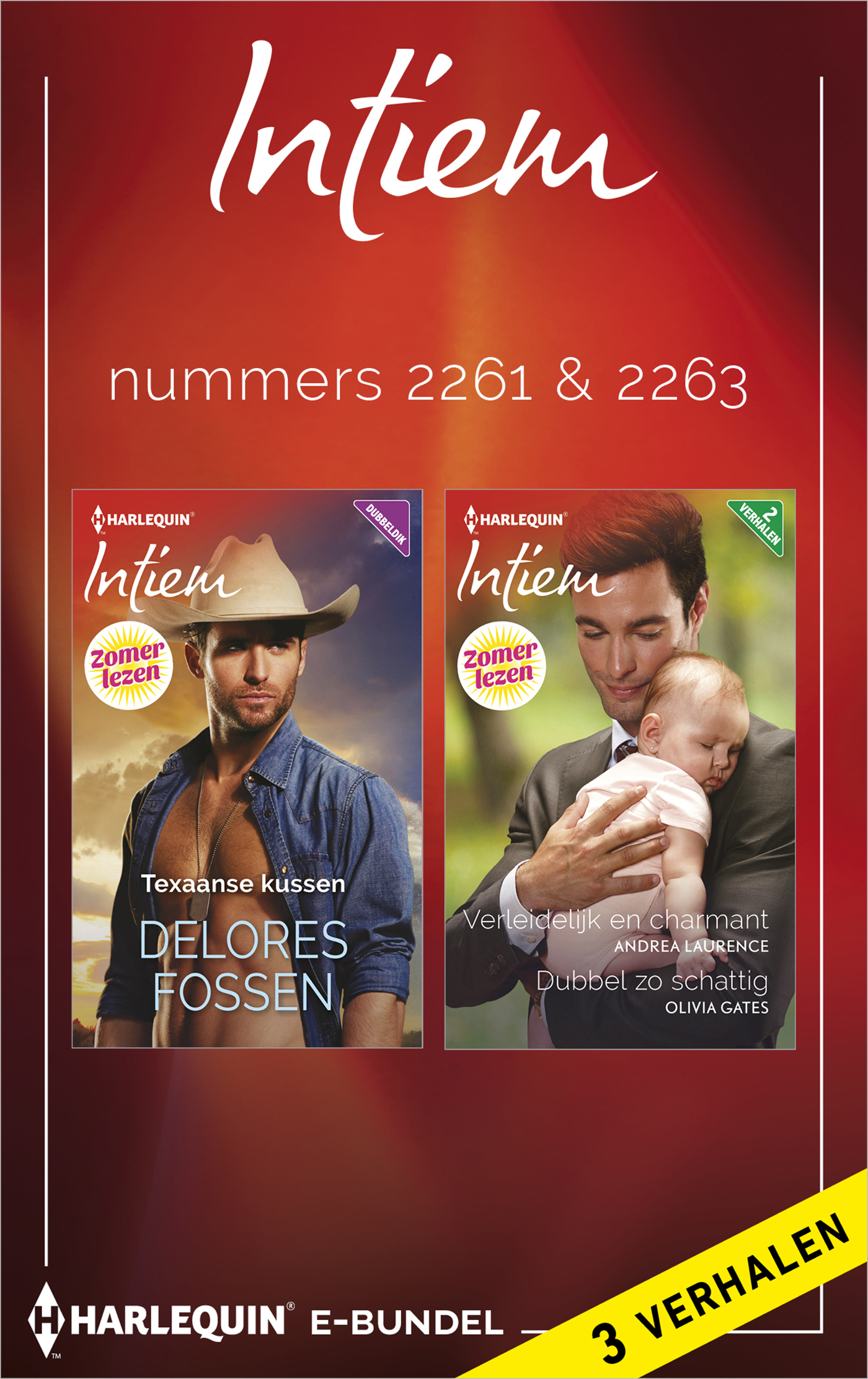Omslag van Intiem e-bundel nummers 2261 & 2263 (3-in-1)