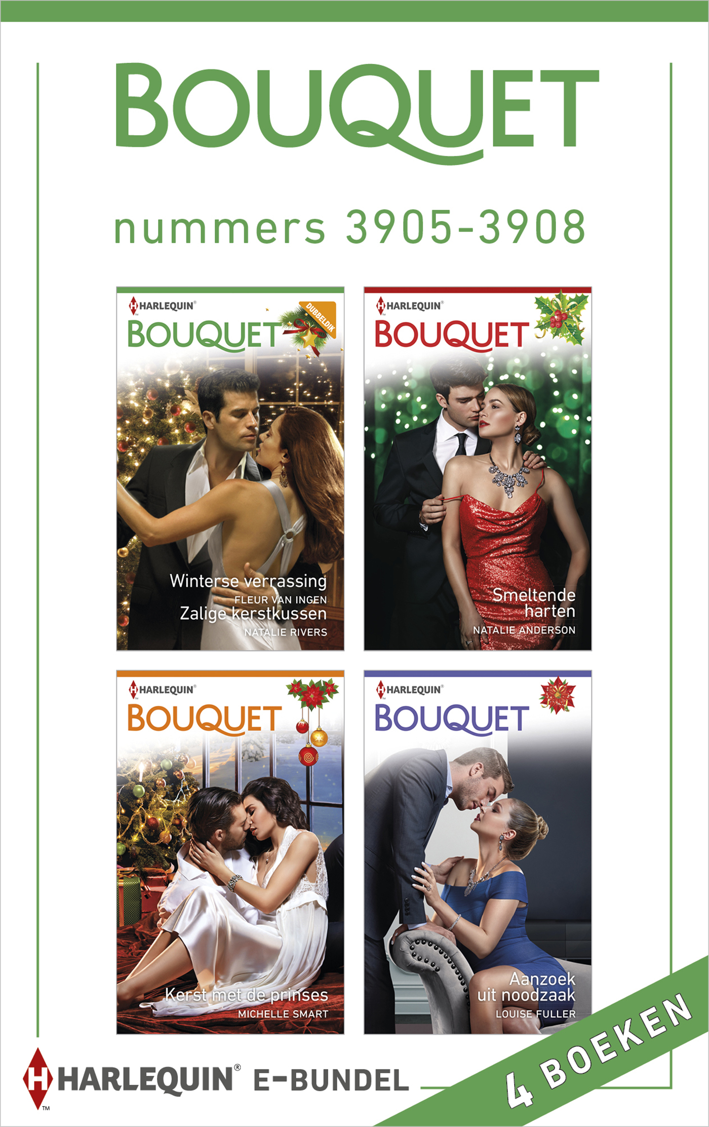 Omslag van Bouquet e-bundel nummers 3905 - 3908