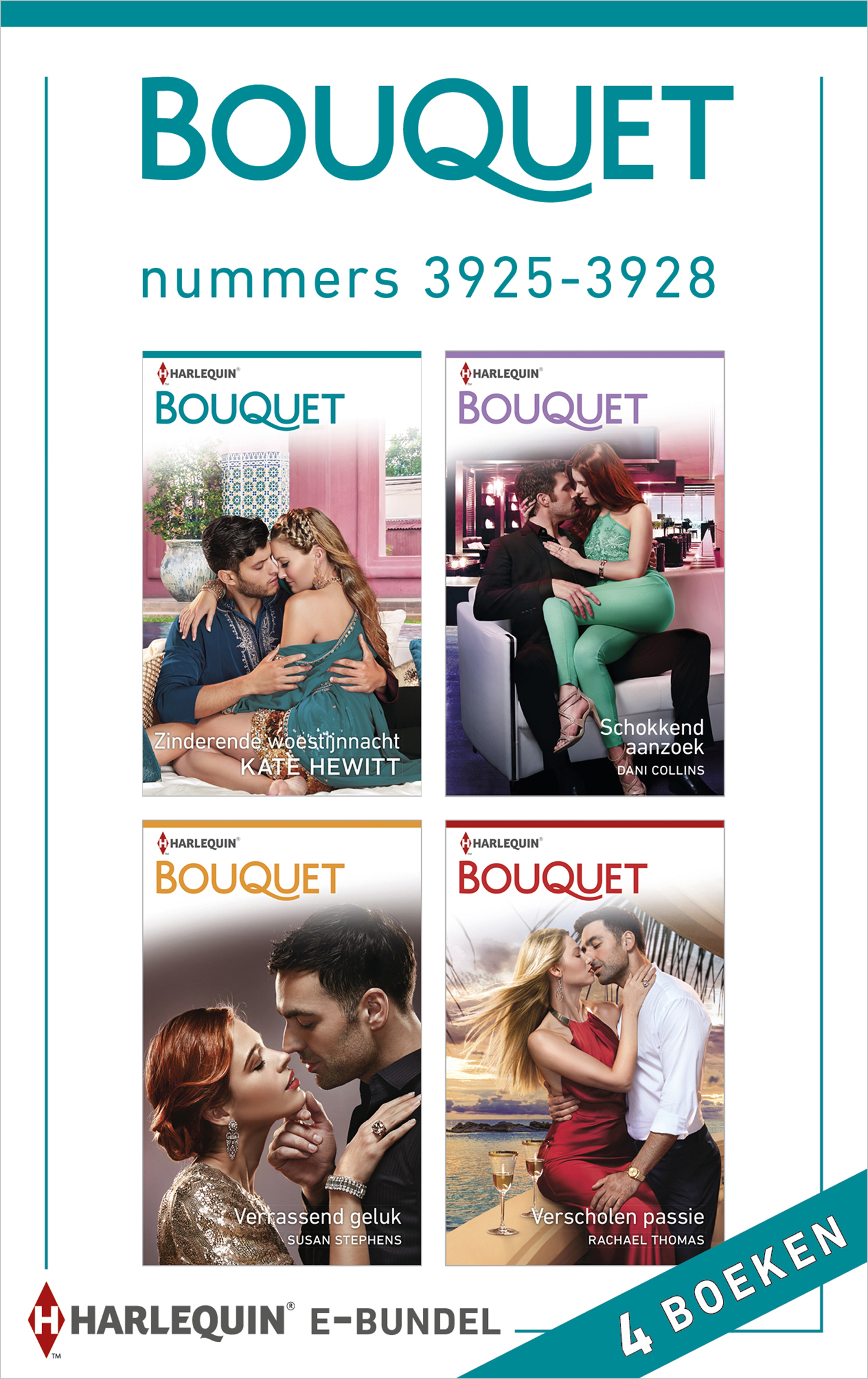 Omslag van Bouquet e-bundel nummers 3925 - 3928