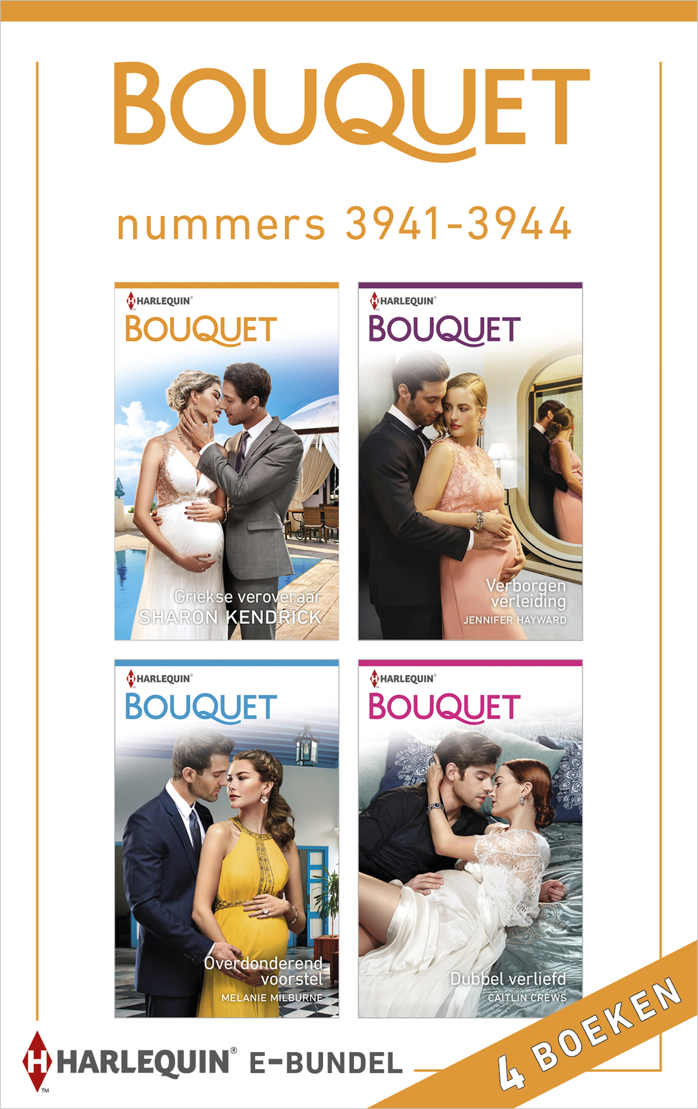 Omslag van Bouquet e-bundel nummers 3941 - 3944