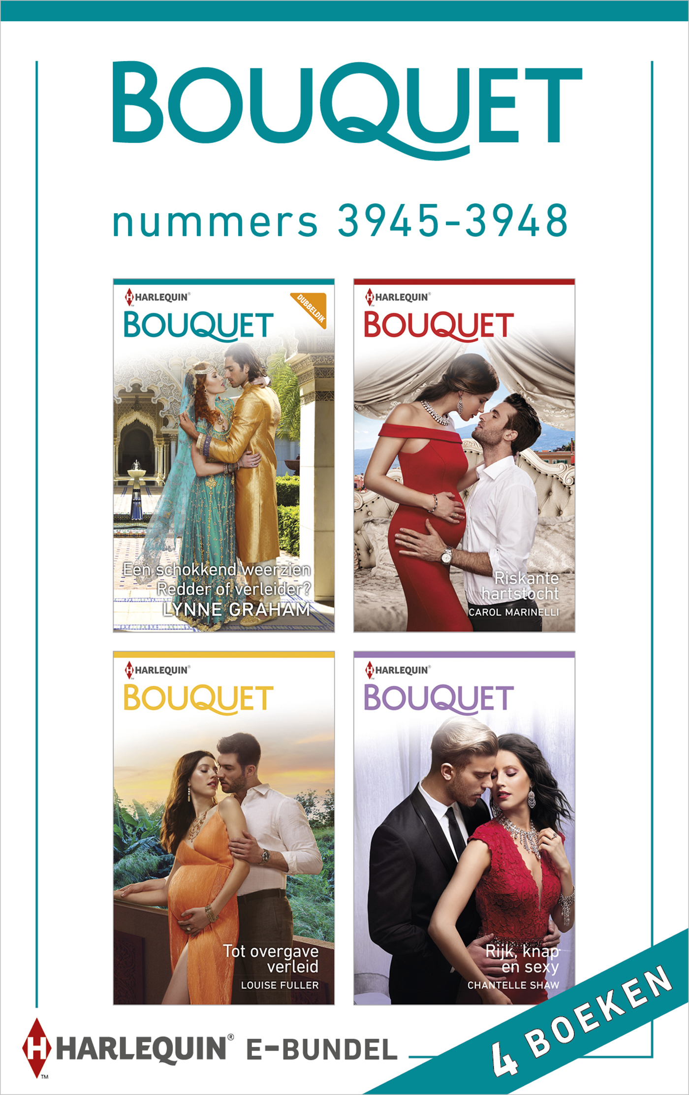 Omslag van Bouquet e-bundel nummers 3945 - 3948