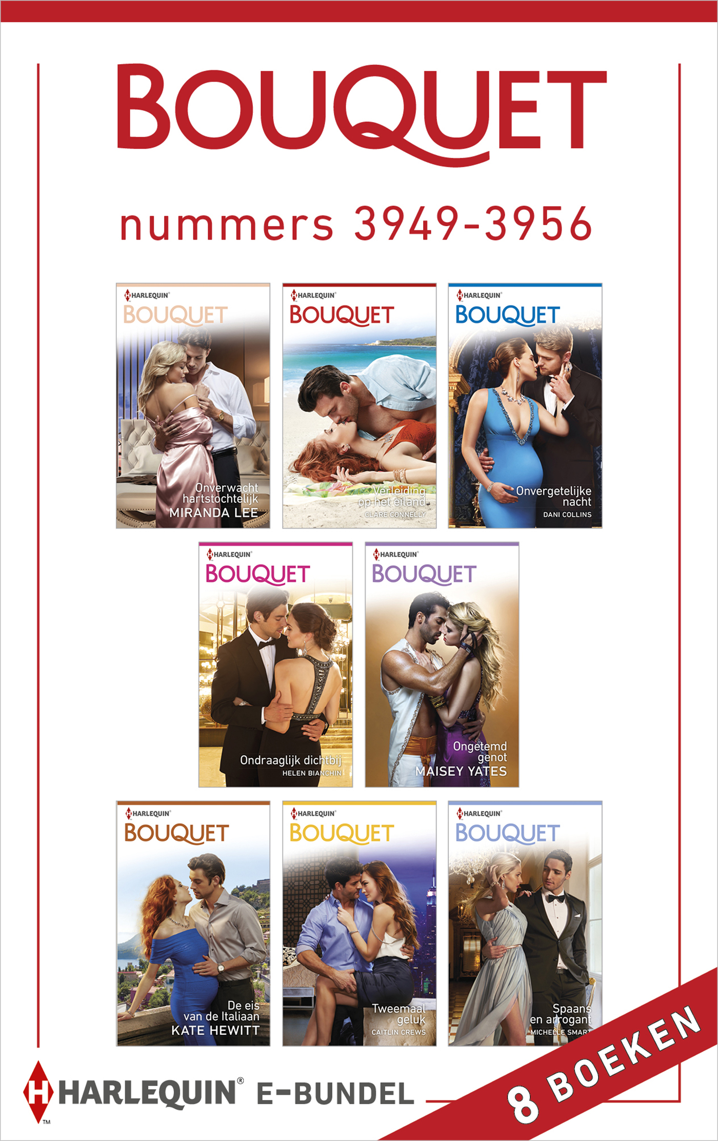Omslag van Bouquet e-bundel nummers 3949 - 3956