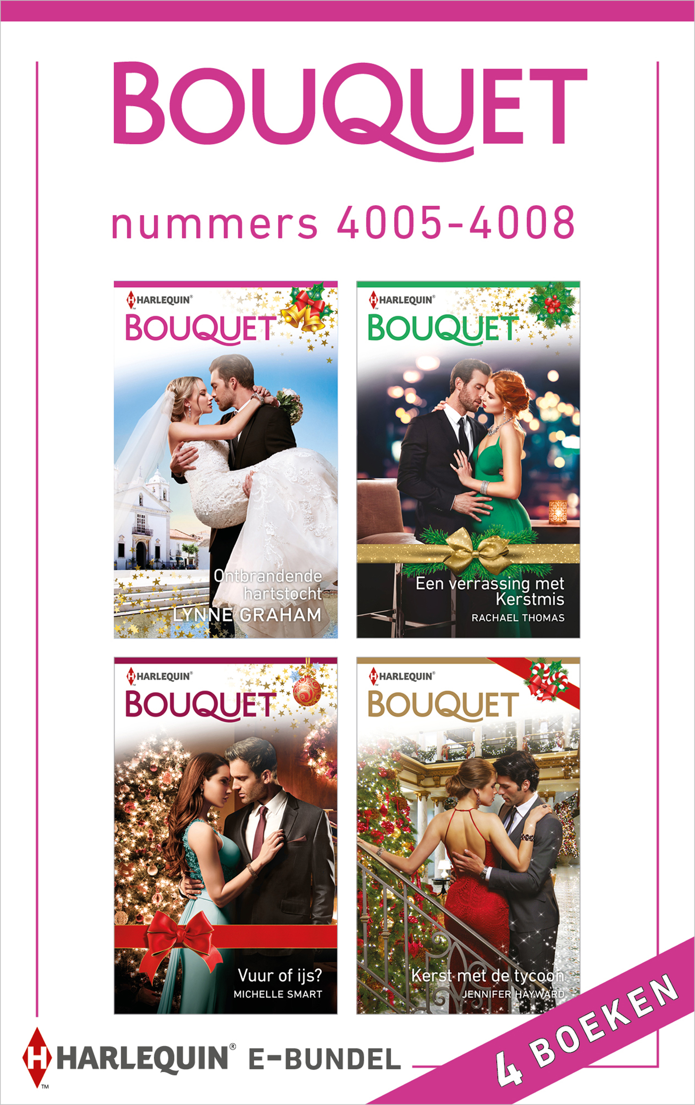 Omslag van Bouquet e-bundel nummers 4005 - 4008