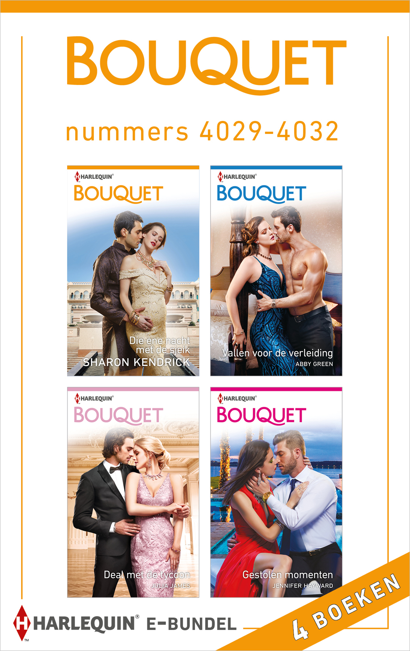 Omslag van Bouquet e-bundel nummers 4029 - 4032