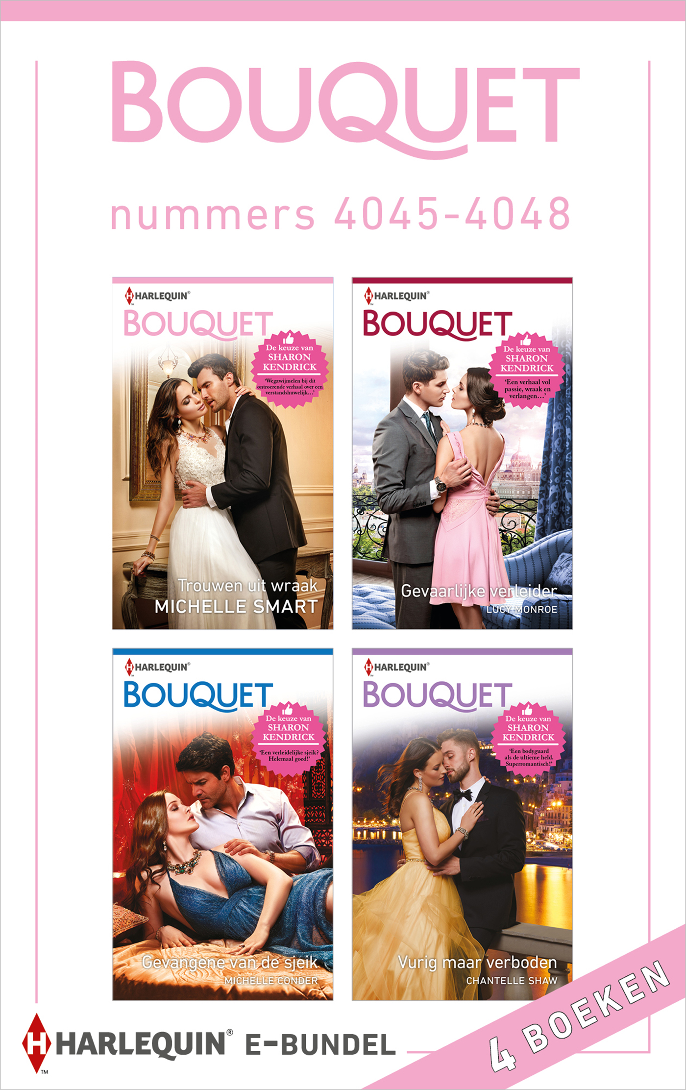 Omslag van Bouquet e-bundel nummers 4045 - 4048