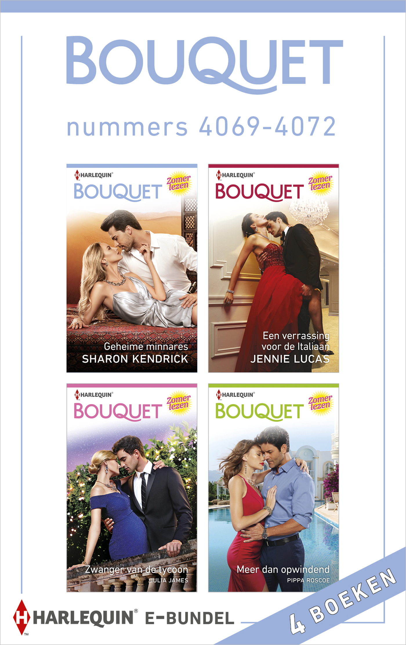 Omslag van Bouquet e-bundel nummers 4069 - 4072