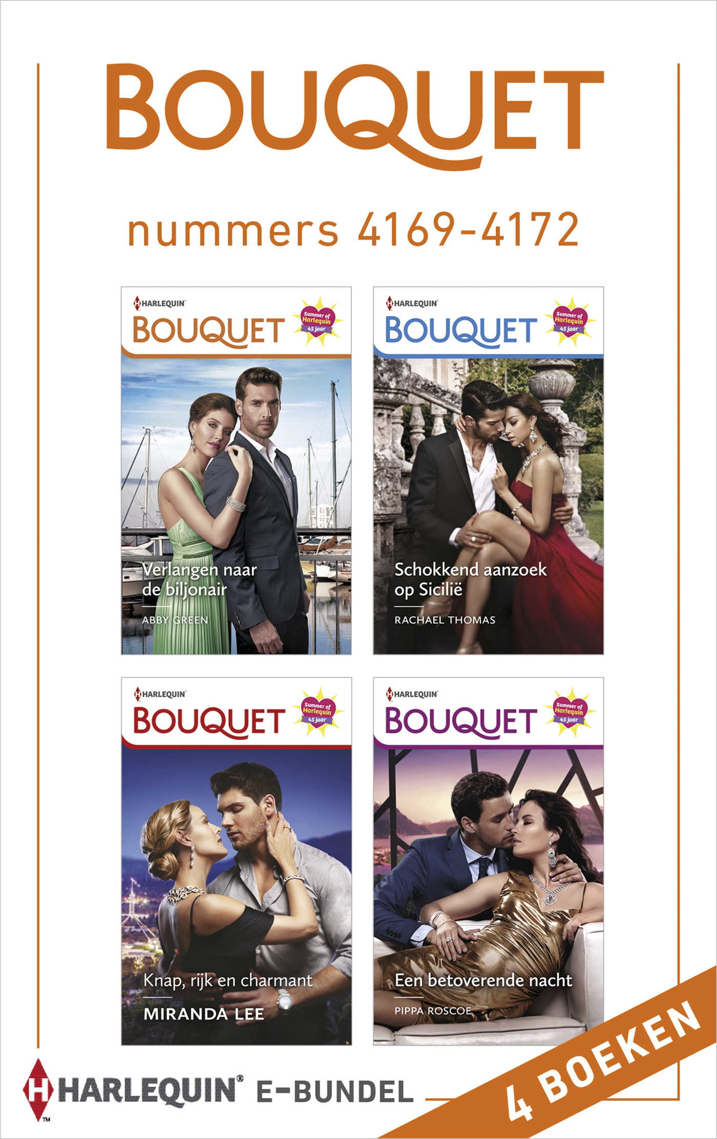 Omslag van Bouquet e-bundel nummers 4169 - 4172