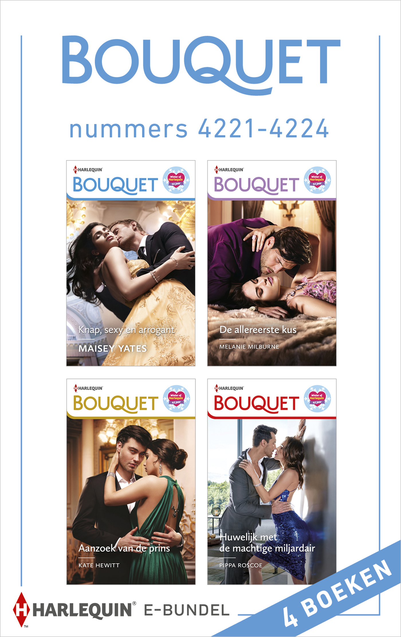 Omslag van Bouquet e-bundel nummers 4221 - 4224