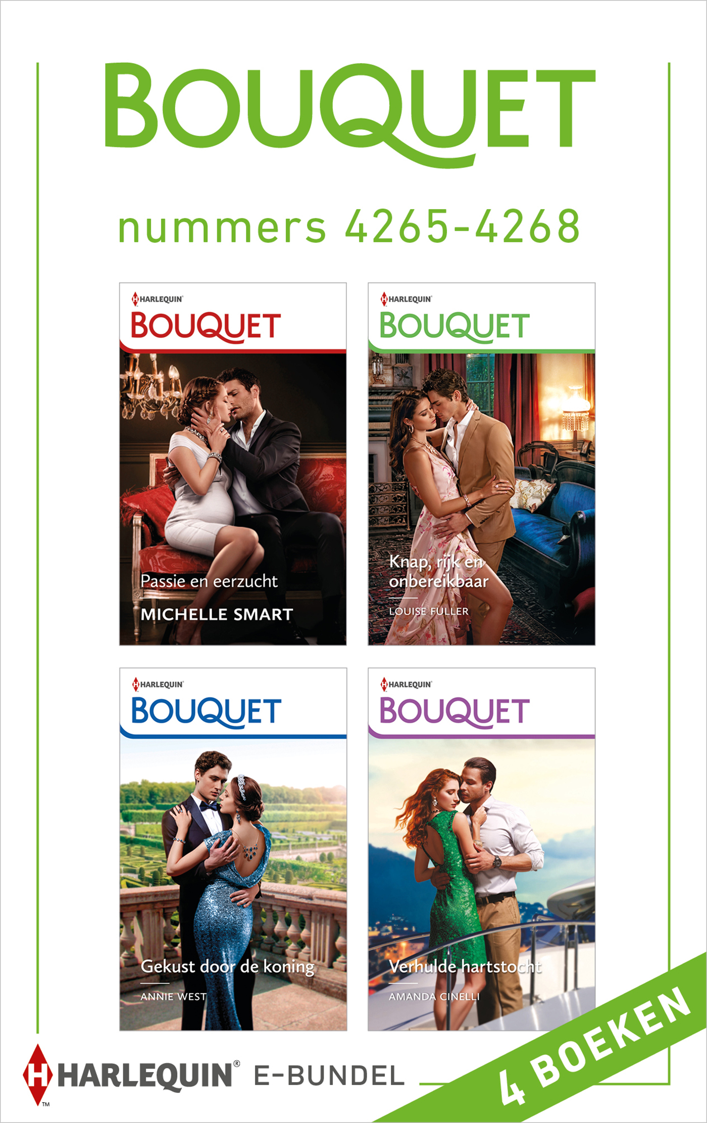 Omslag van Bouquet e-bundel nummers 4265 - 4268