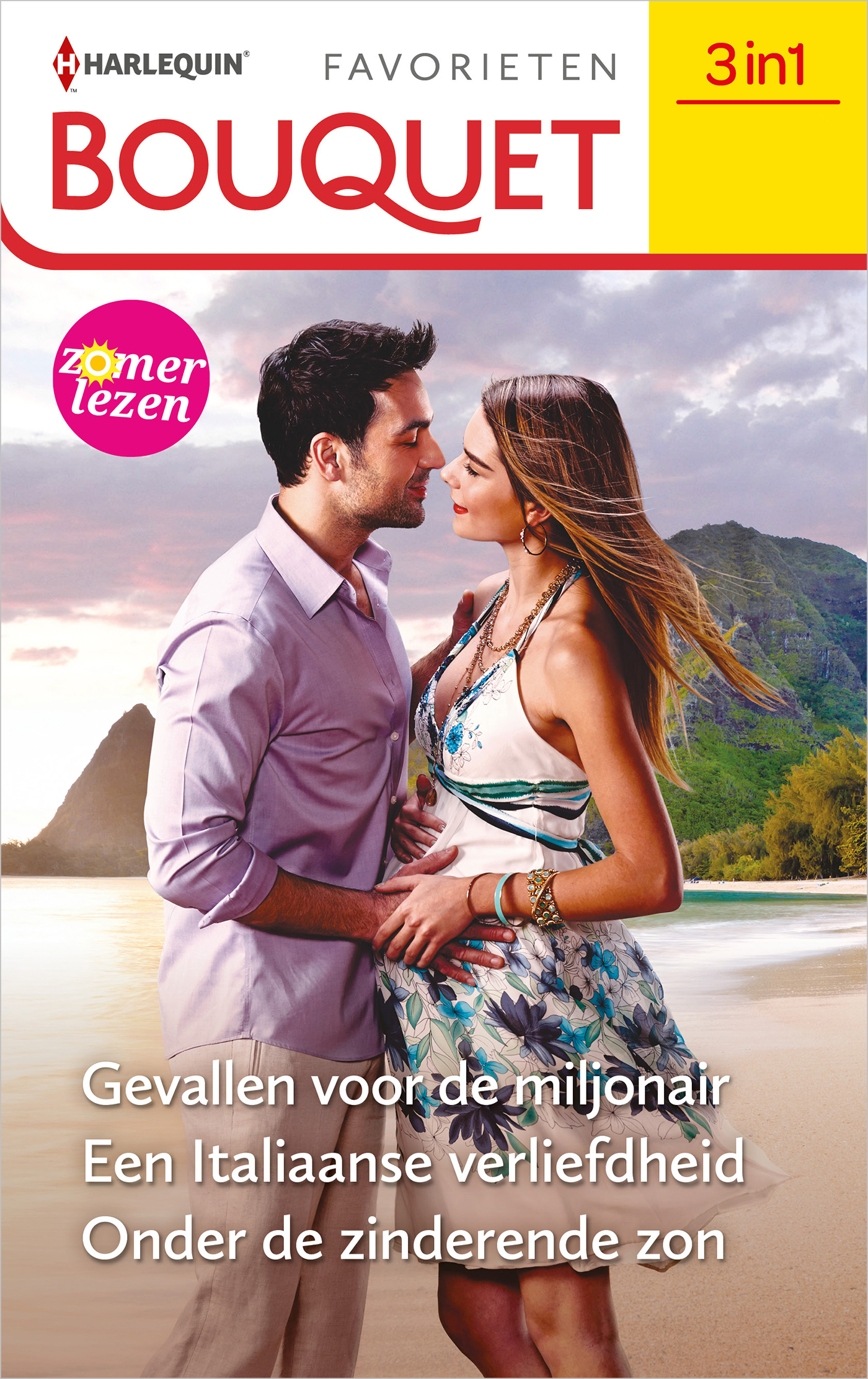 Omslag van Gevallen voor de miljonair / Een Italiaanse verliefdheid / Onder de zinderende zon