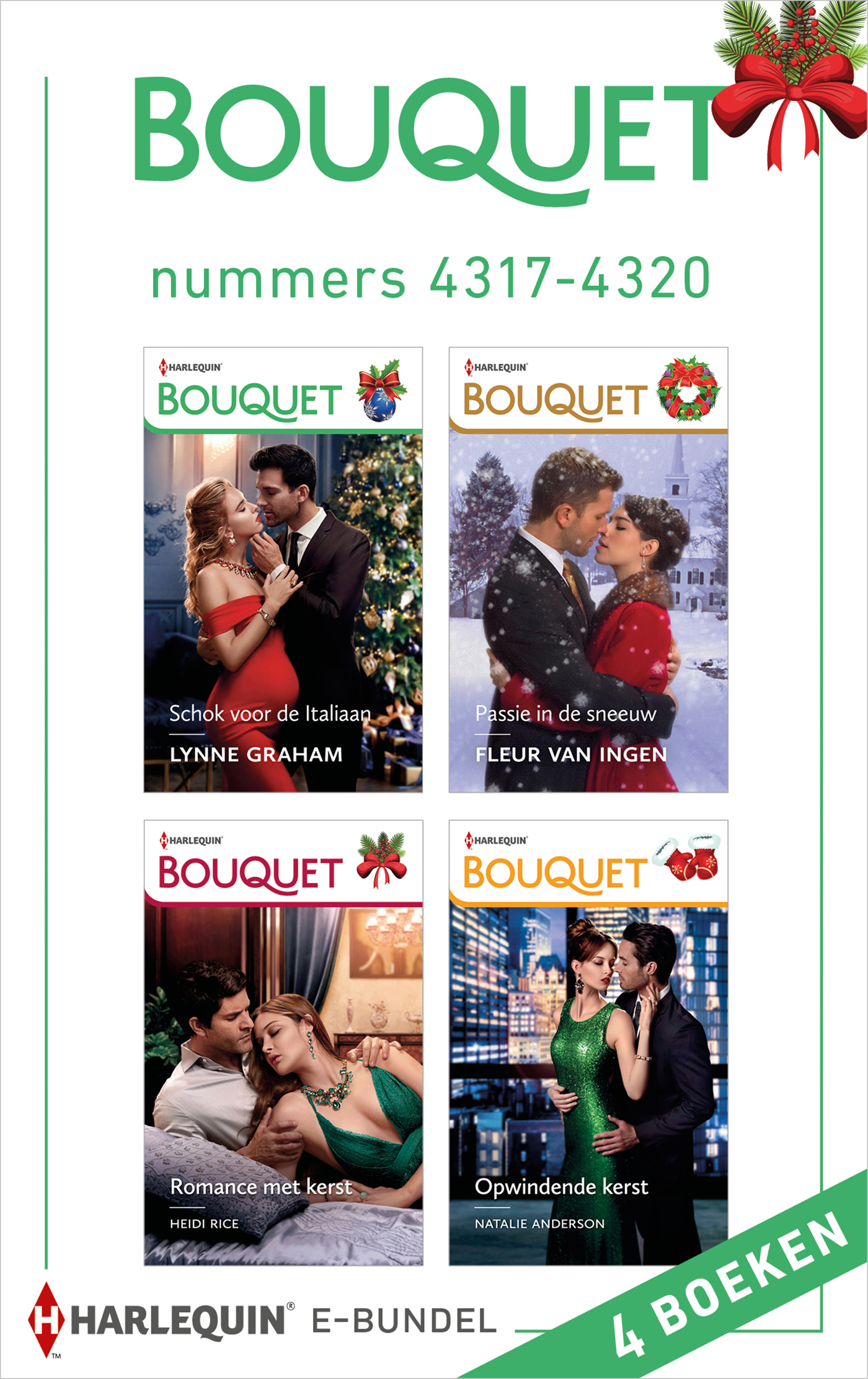 Omslag van Bouquet e-bundel nummers 4317 - 4320