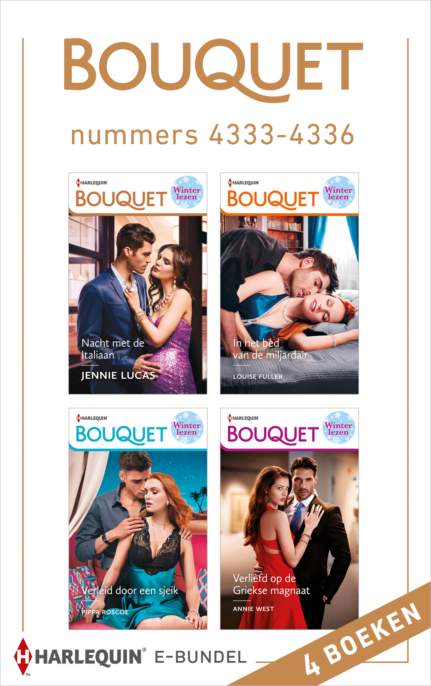 Omslag van Bouquet e-bundel nummers 4333 - 4336