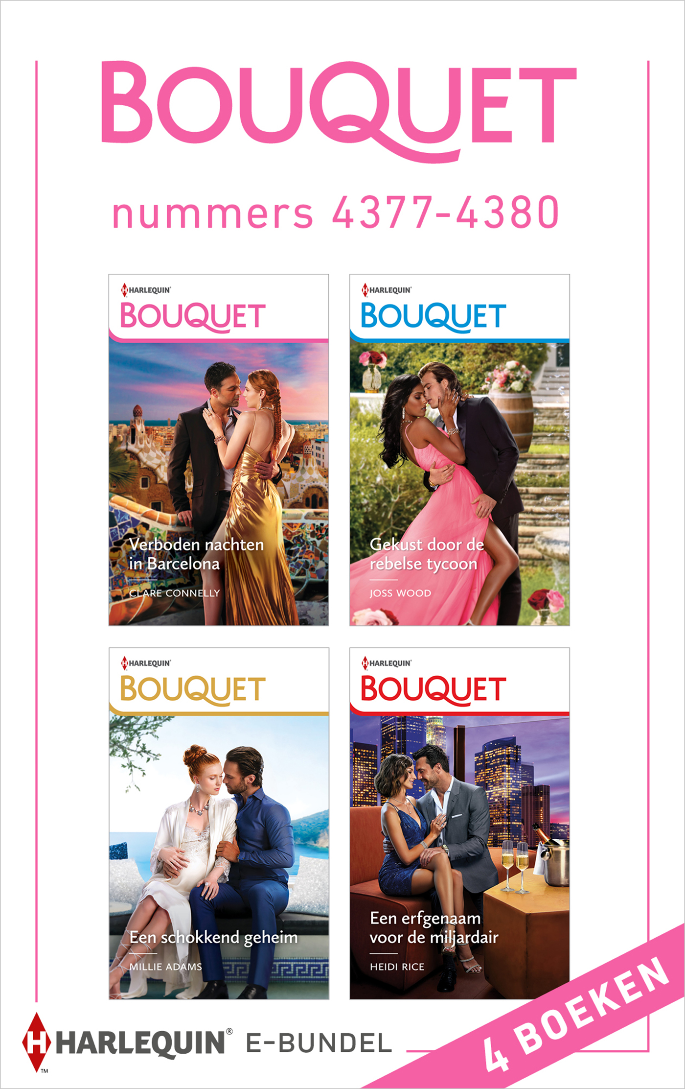 Omslag van Bouquet e-bundel nummers 4377 - 4380