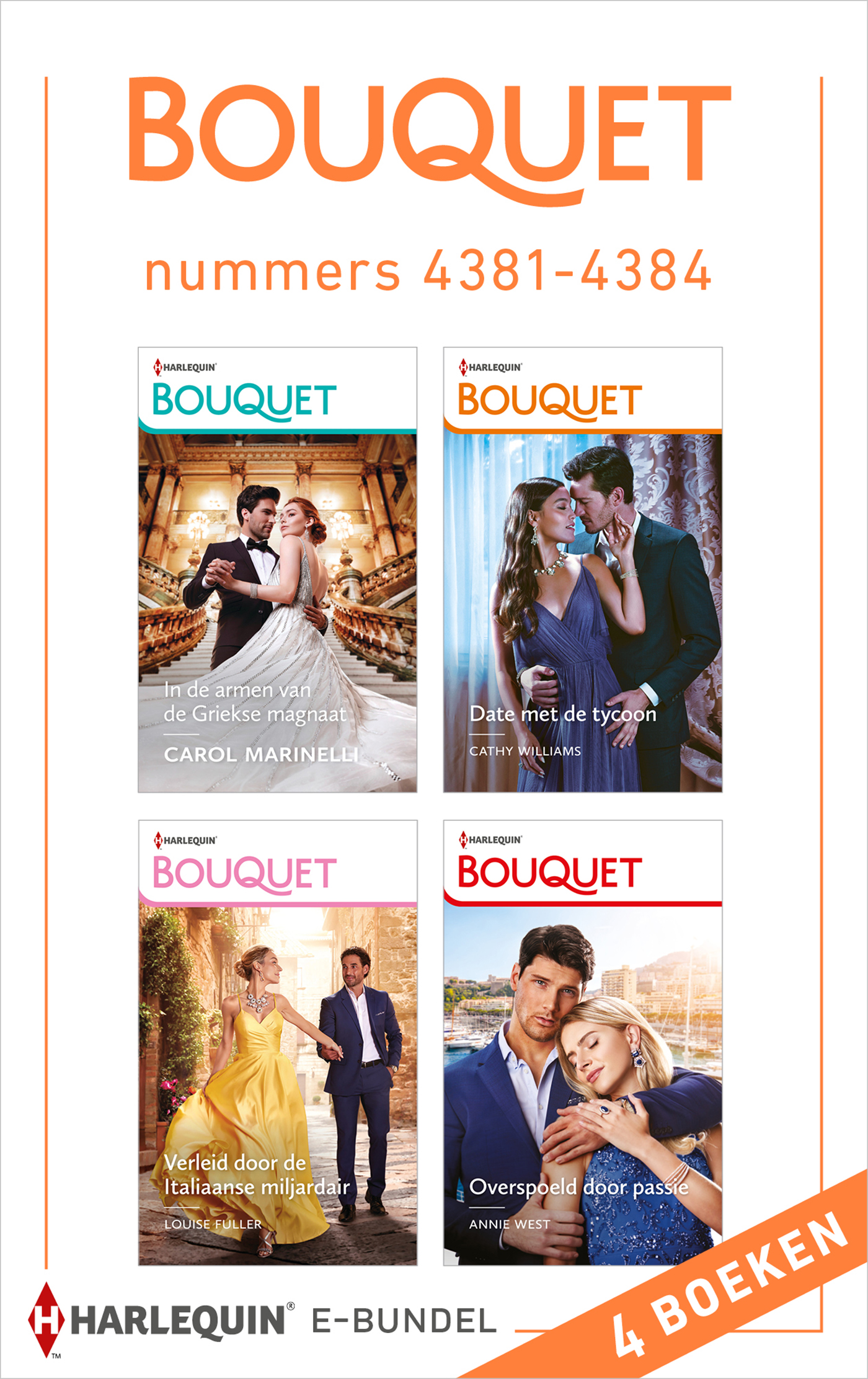 Omslag van Bouquet e-bundel nummers 4381-4384