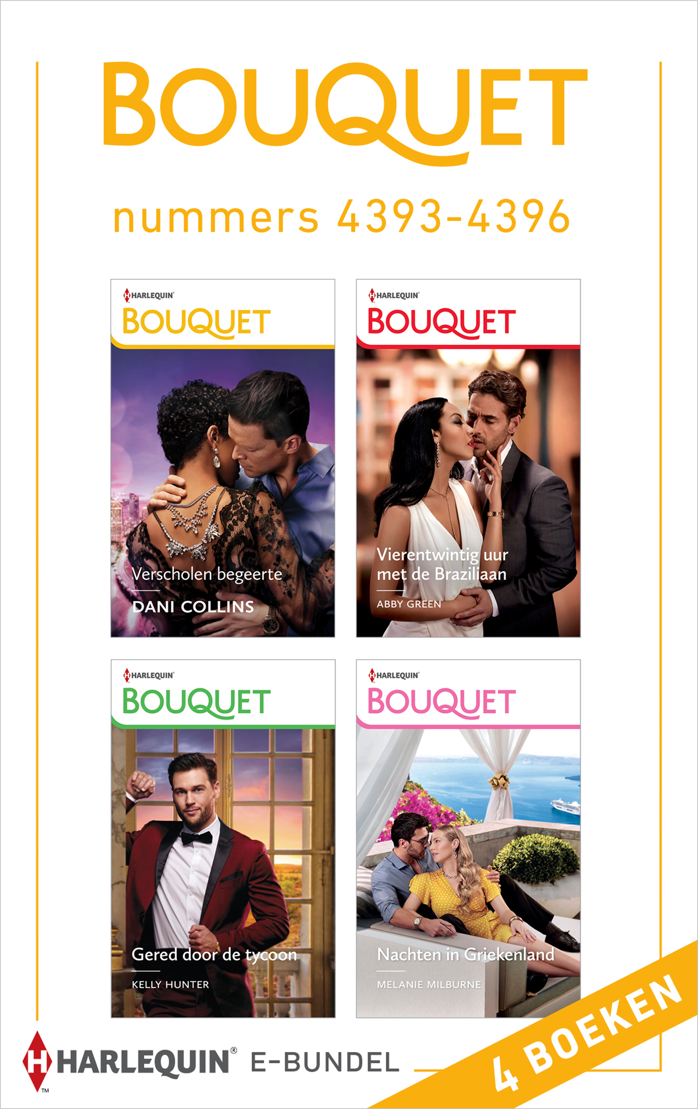 Omslag van Bouquet e-bundel nummers 4393 - 4396