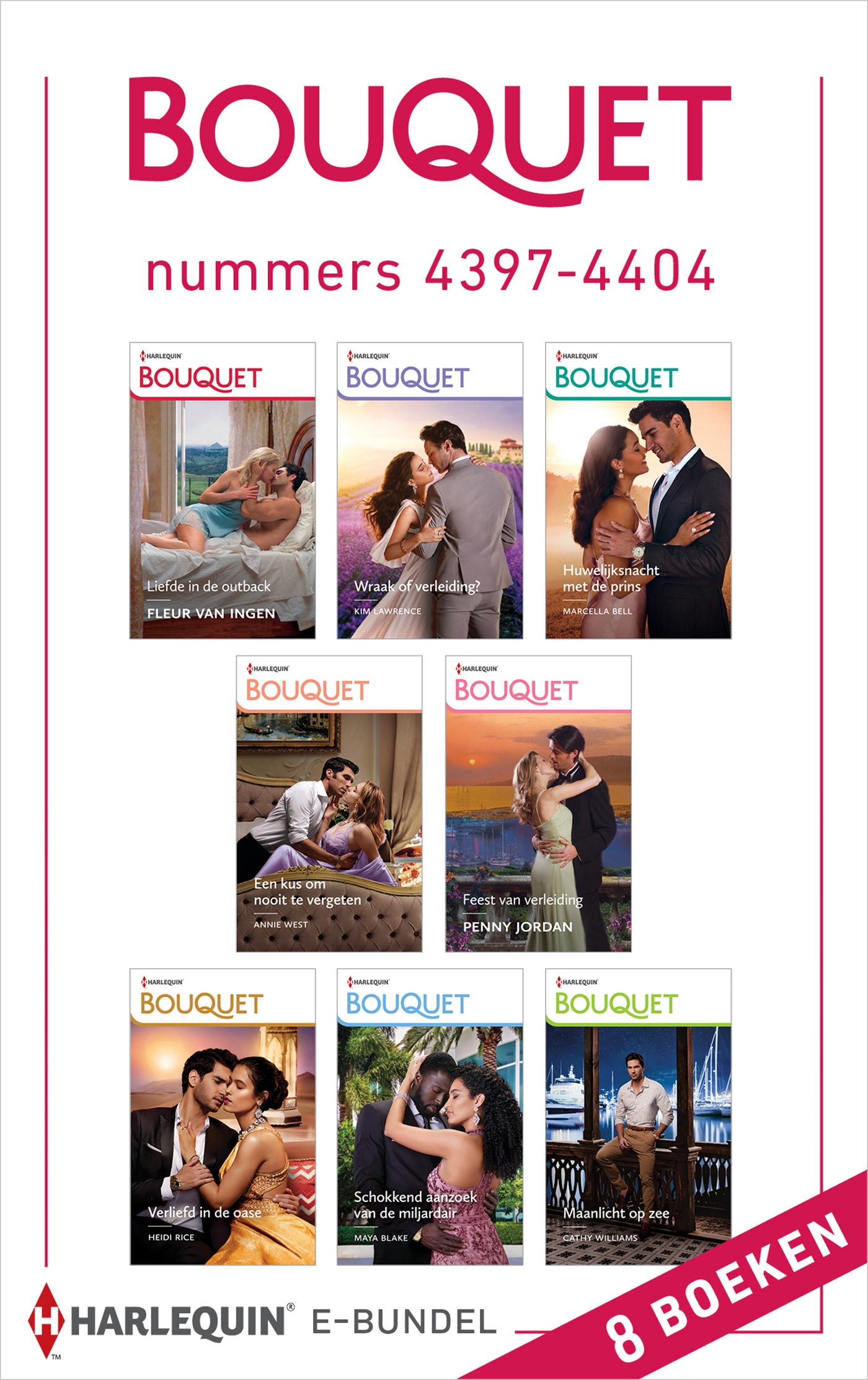 Omslag van Bouquet e-bundel nummers 4397 - 4404