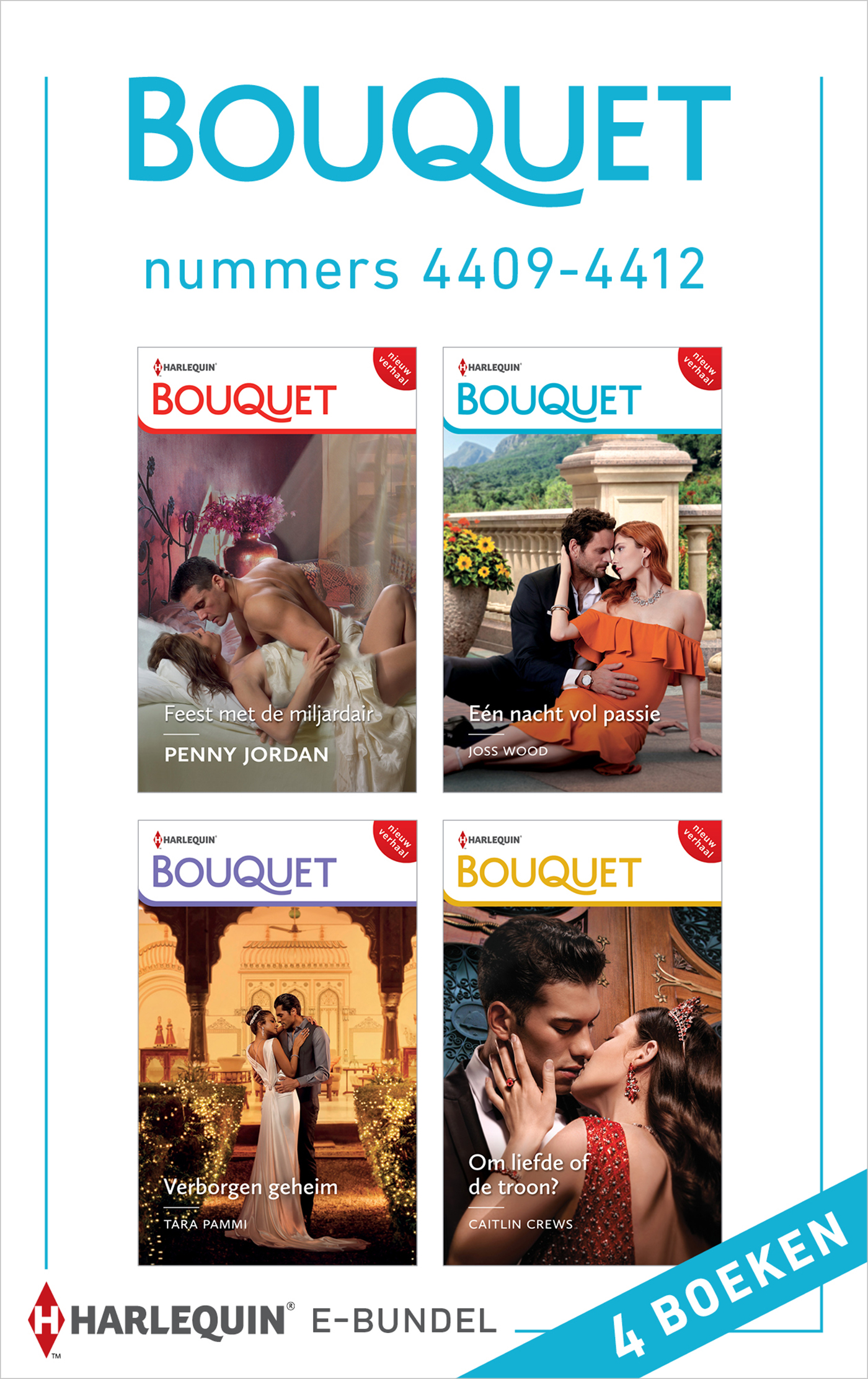 Omslag van Bouquet e-bundel nummers 4409 - 4412