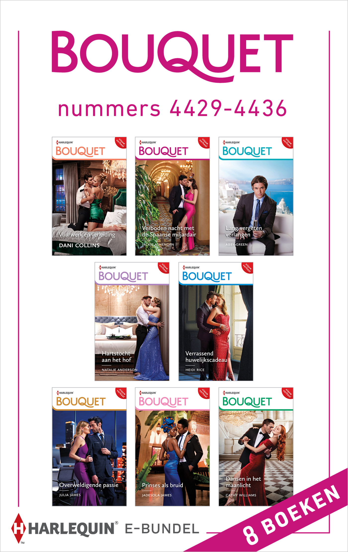 Omslag van Bouquet e-bundel nummers 4429 - 4436