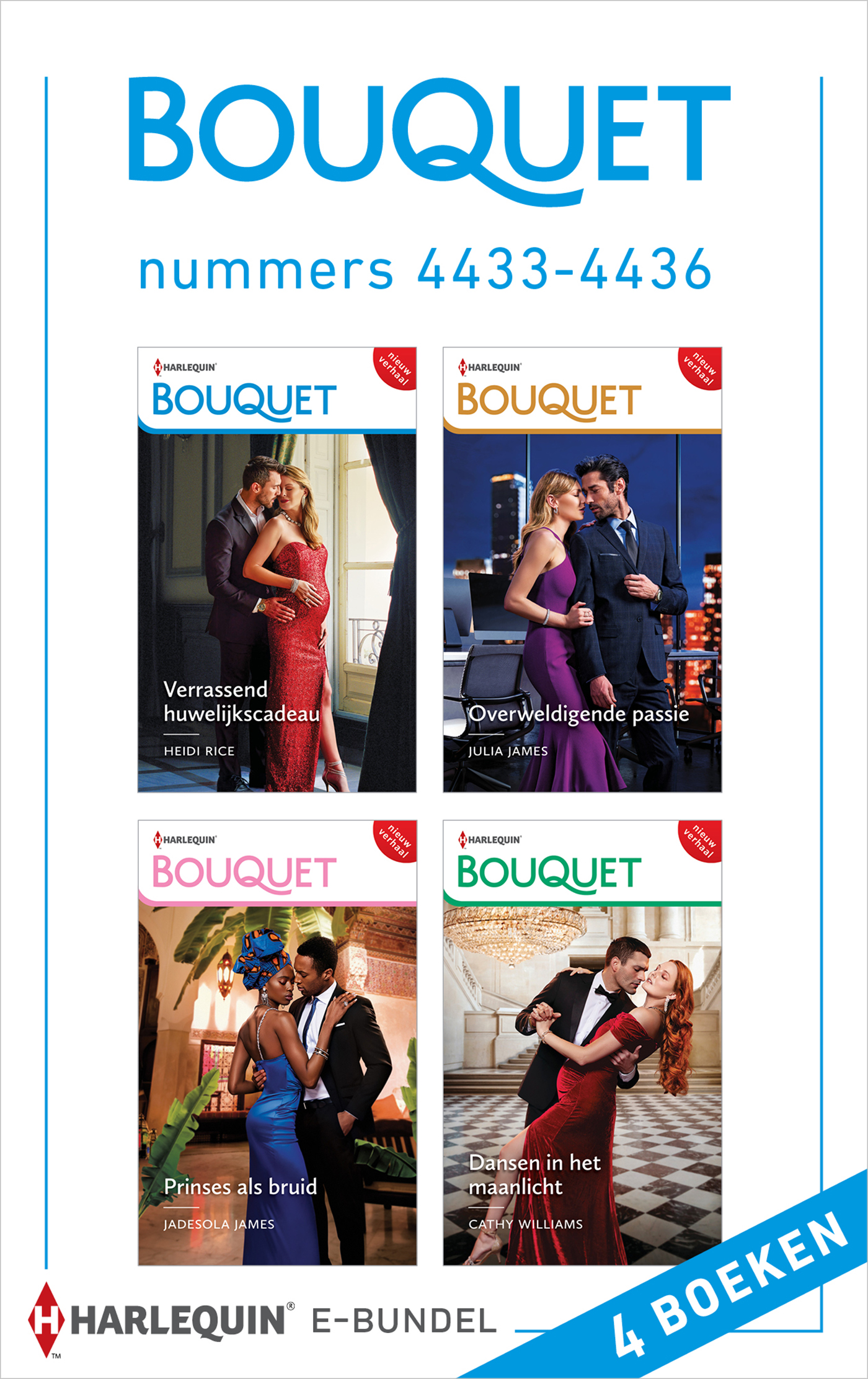 Omslag van Bouquet e-bundel nummers 4433 - 4436