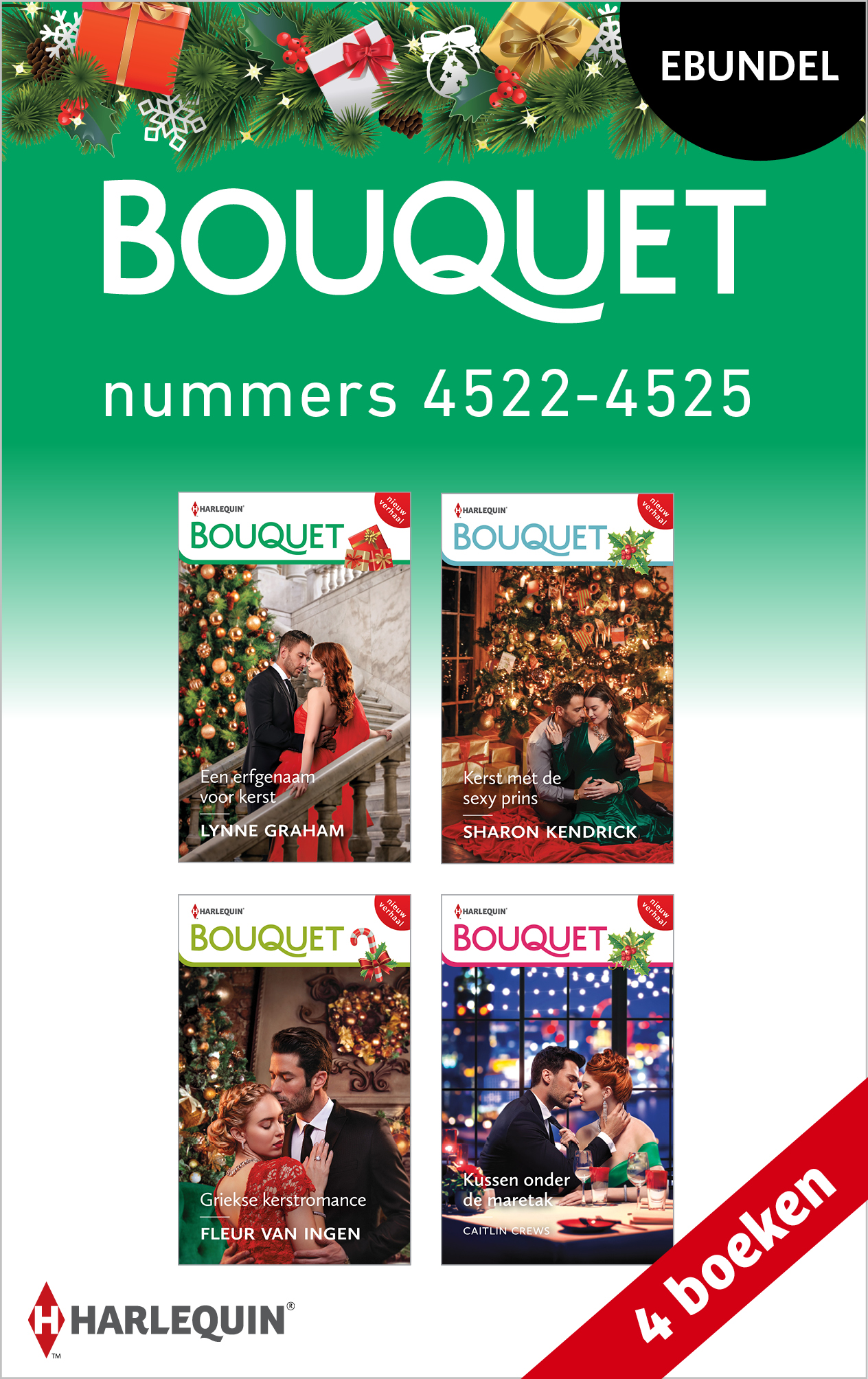 Omslag van Bouquet e-bundel nummers 4522 - 4525