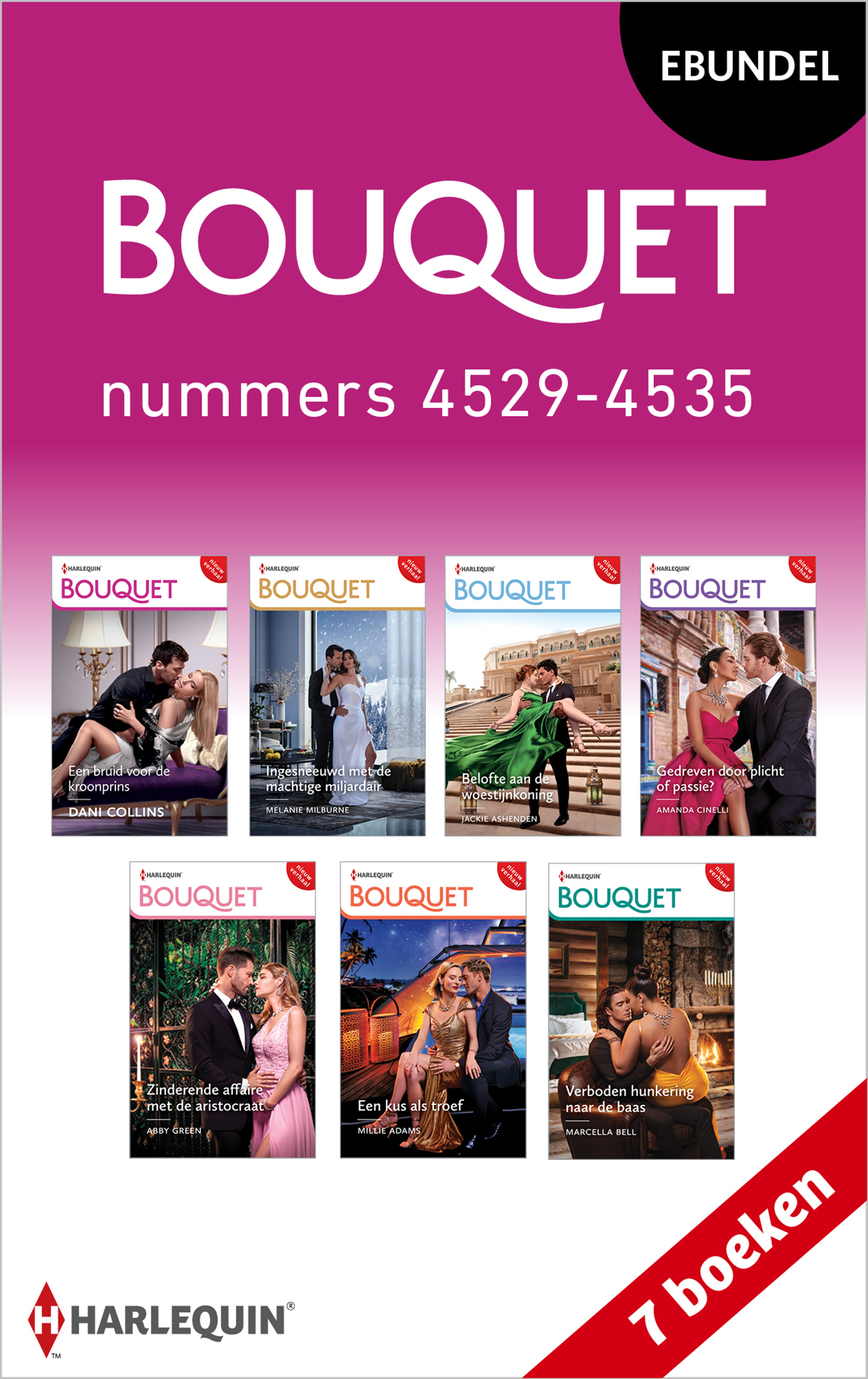 Omslag van Bouquet e-bundel nummers 4529 - 4535