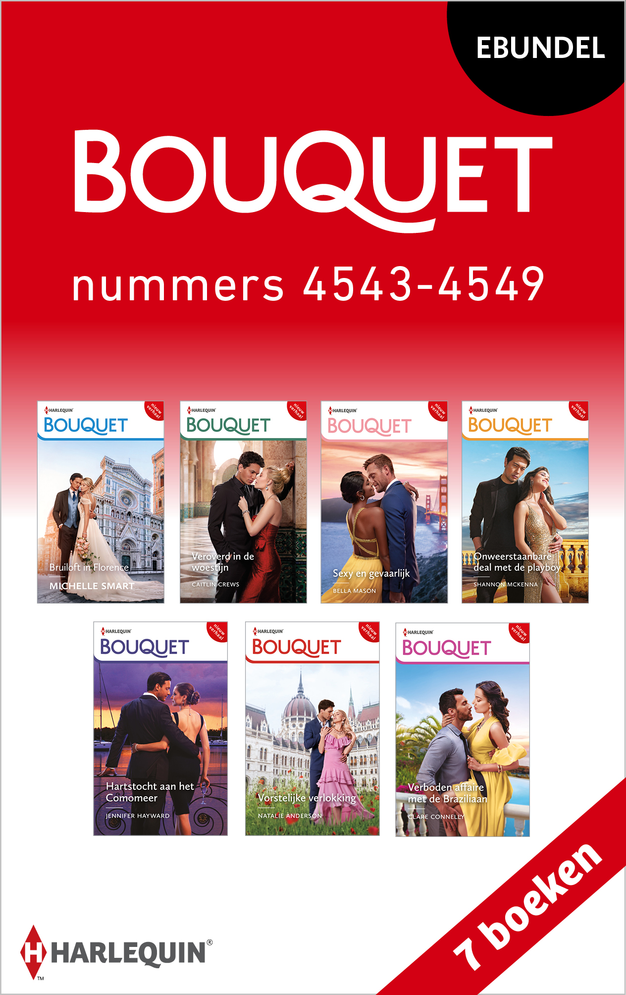 Omslag van Bouquet e-bundel nummers 4543 - 4549