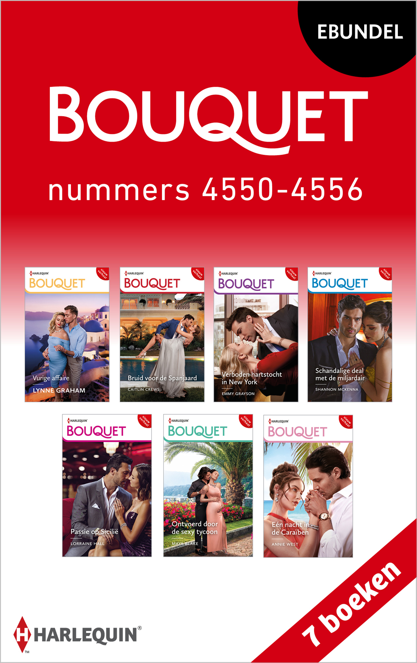 Omslag van Bouquet e-bundel nummers 4550 - 4556