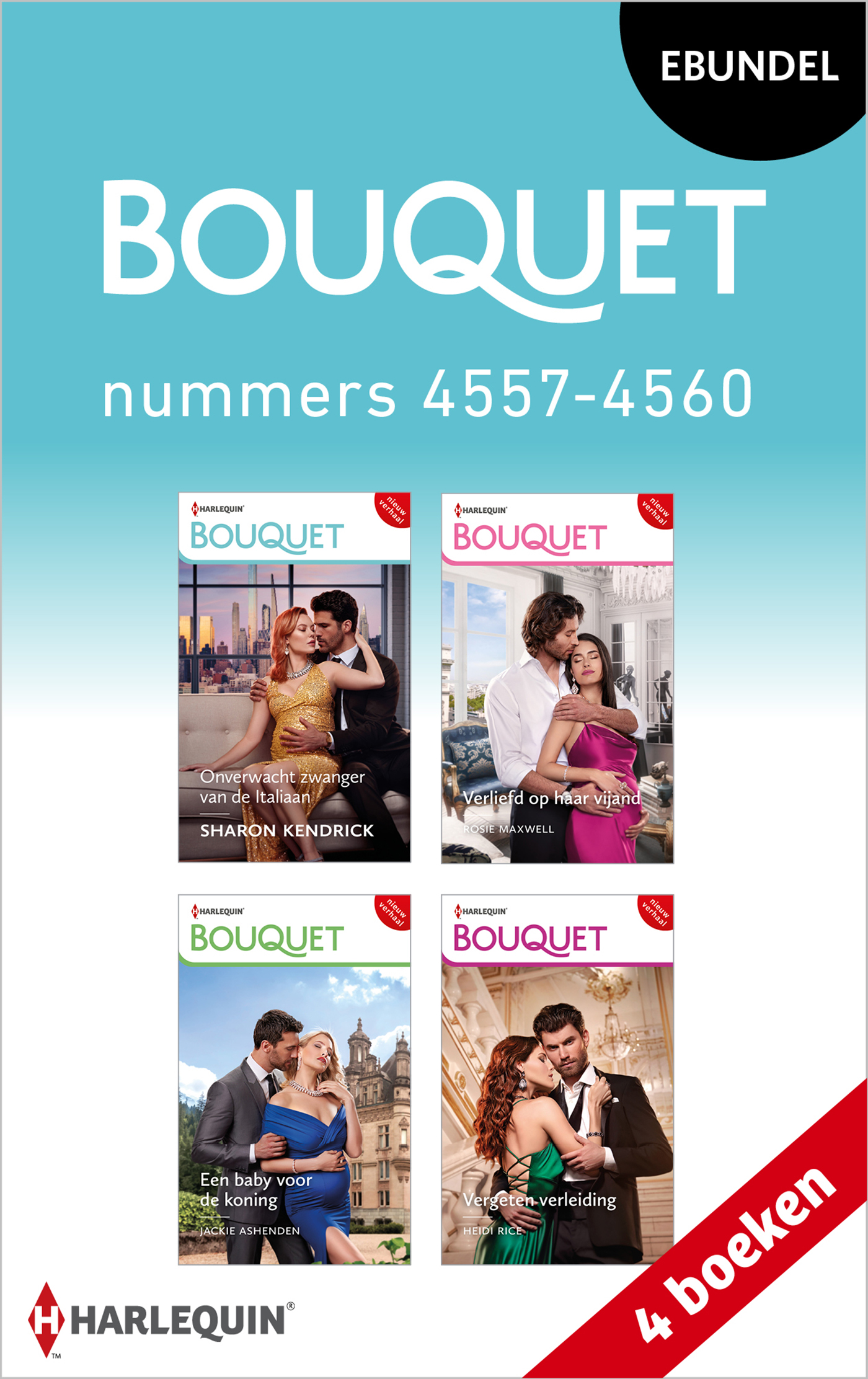 Omslag van Bouquet e-bundel nummers 4557 - 4560