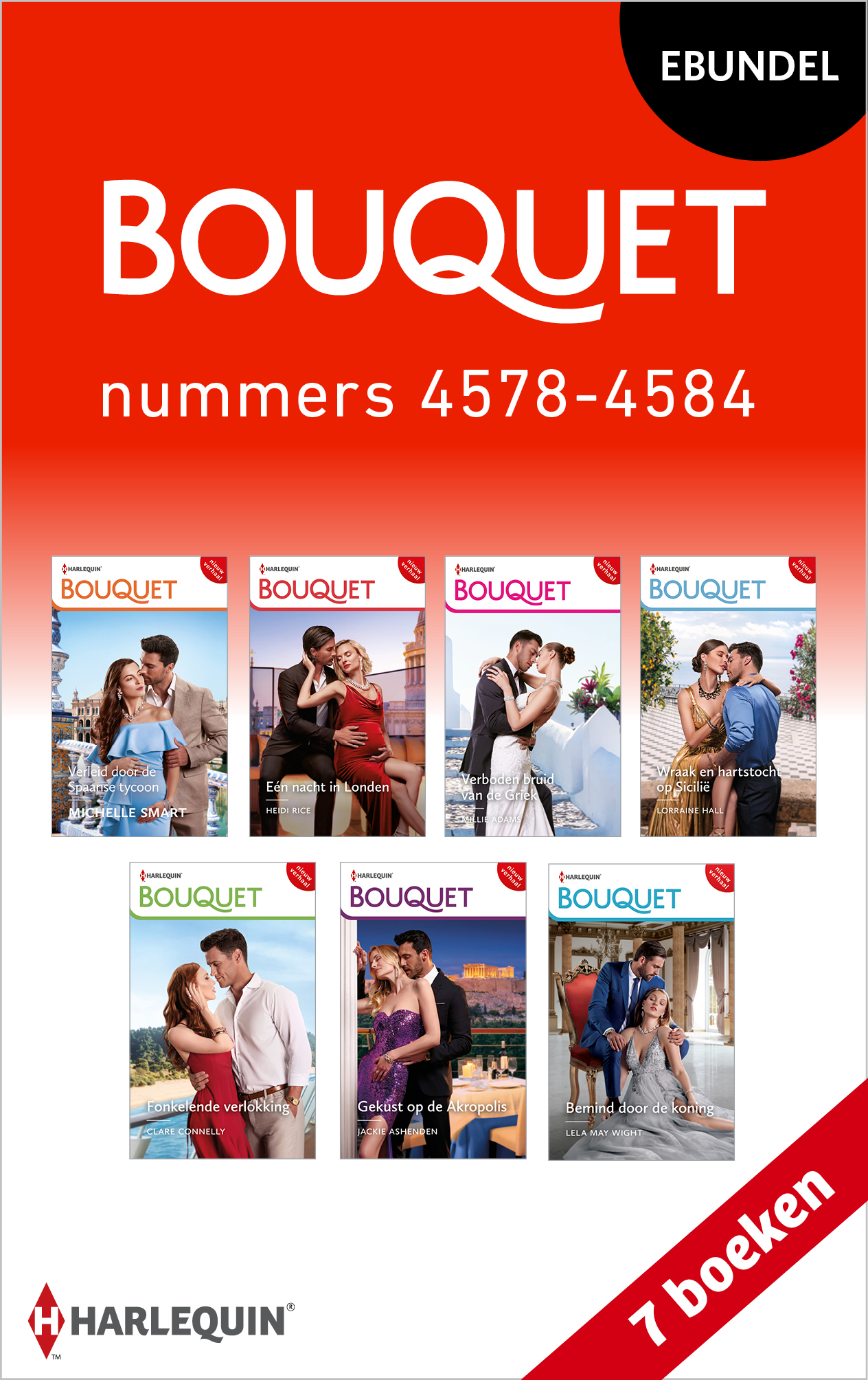 Omslag van Bouquet e-bundel nummers 4578 - 4584