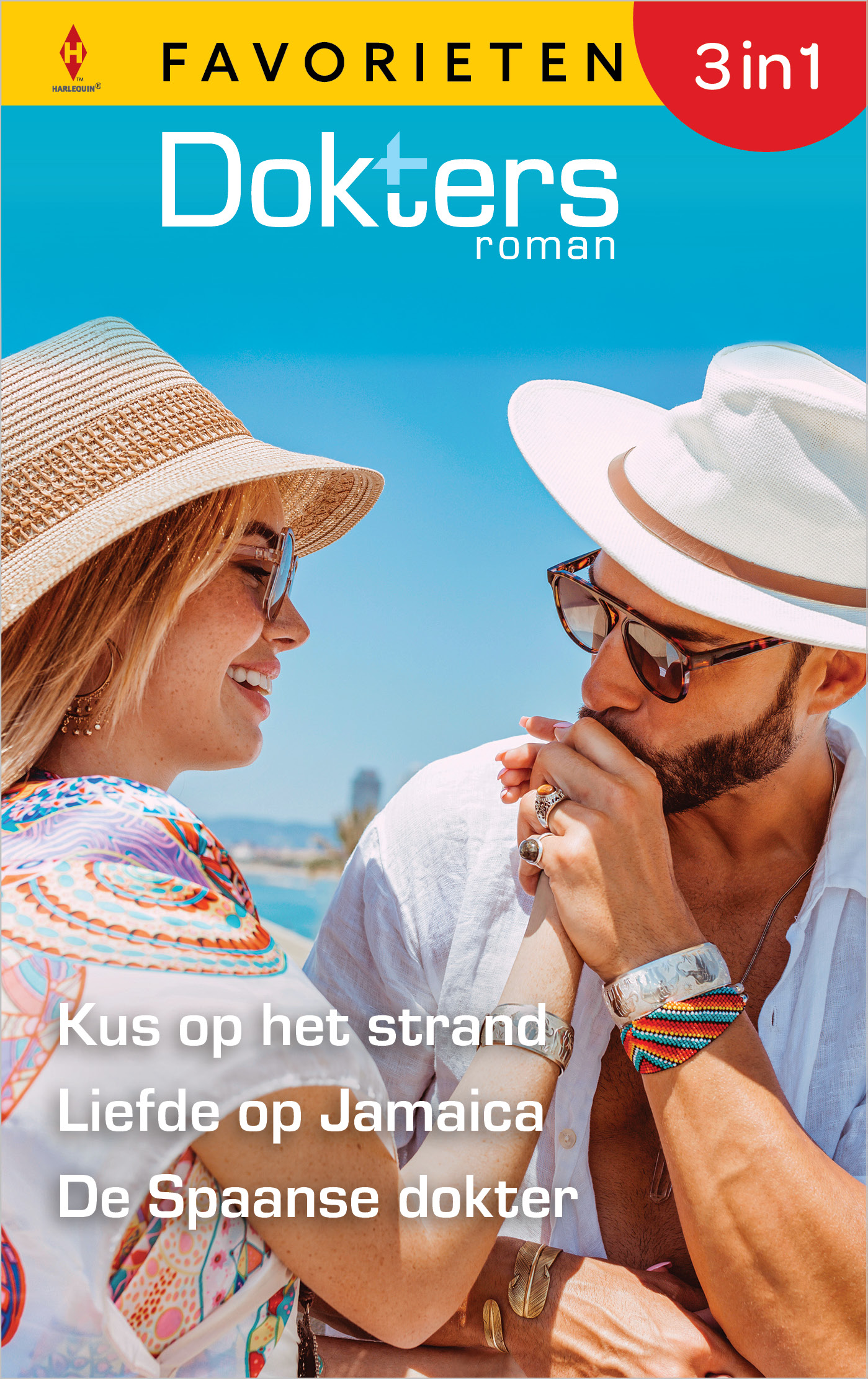 Omslag van Kus op het strand / Liefde op Jamaica / De Spaanse dokter