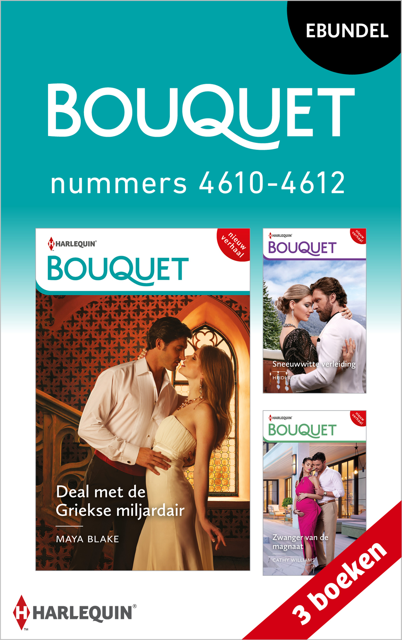 Omslag van Bouquet e-bundel nummers 4610 - 4612