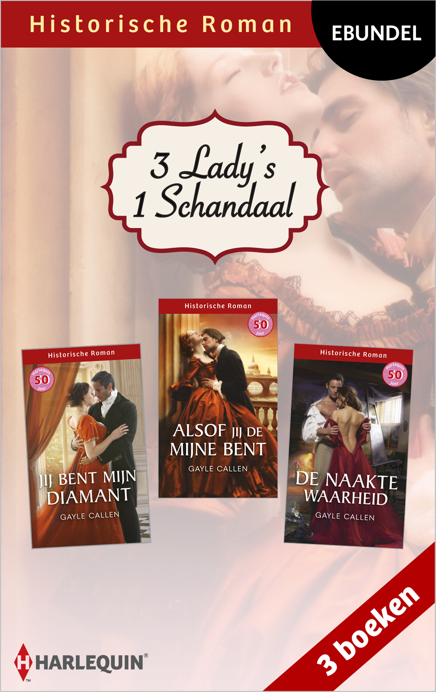 Omslag van 3 lady's, 1 schandaal