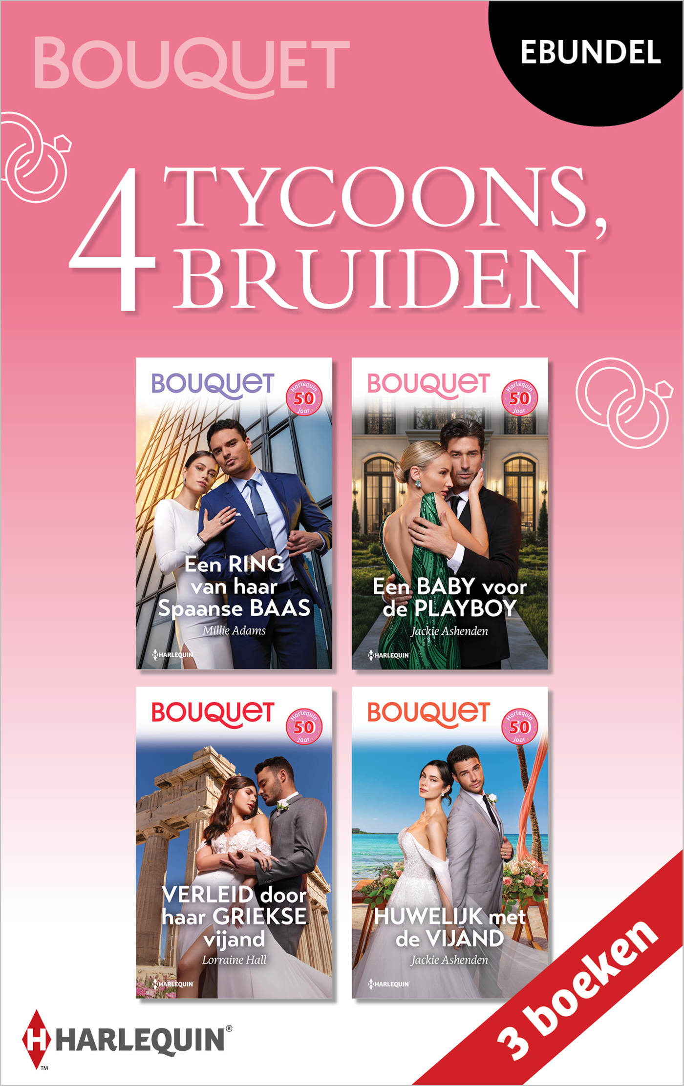 Omslag van 4 tycoons, 4 bruiden