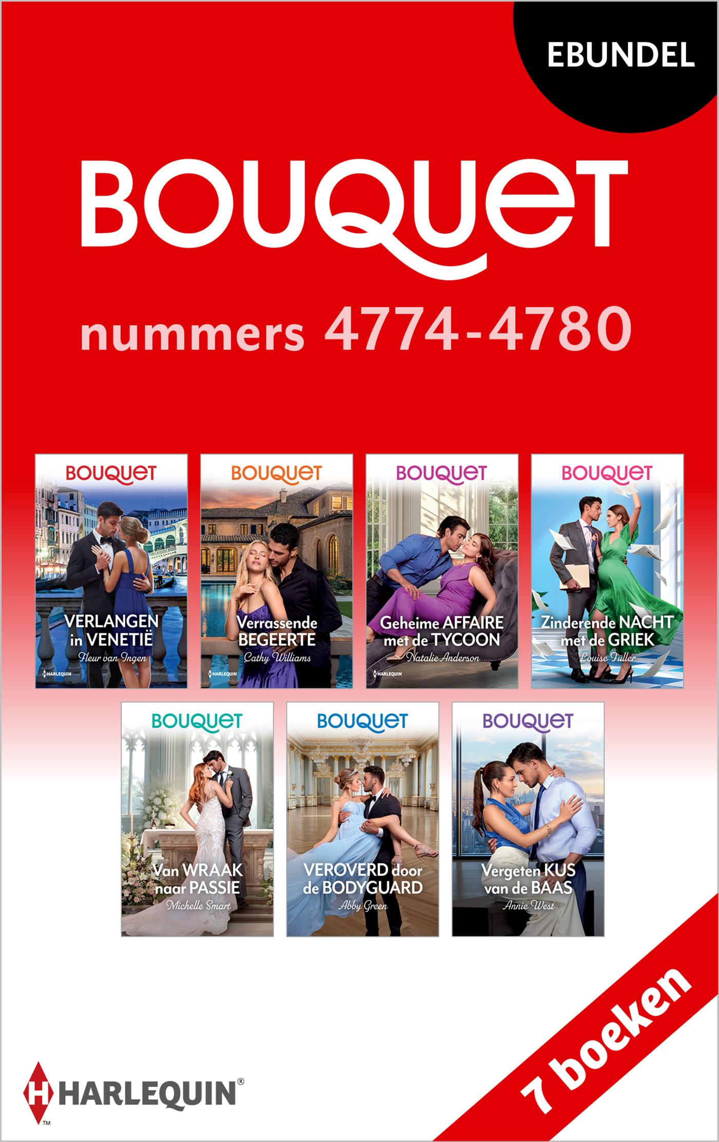 Omslag van Bouquet e-bundel nummers 4774 - 4780