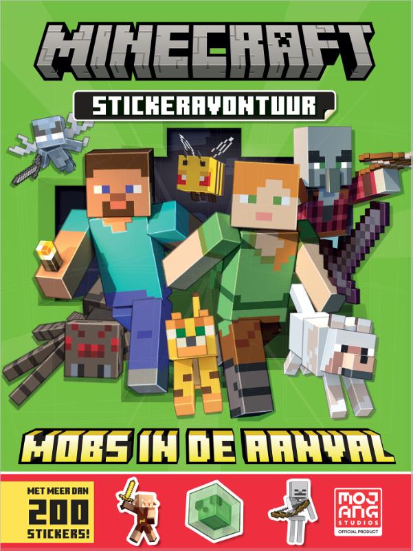 Omslag van Minecraft: Mobs in de aanval-stickeravontuur