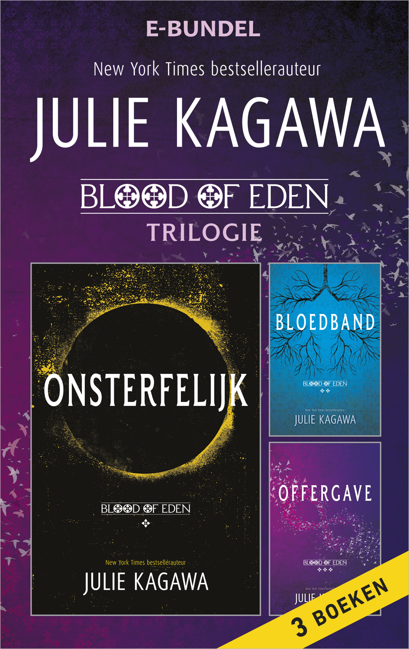 Omslag van Blood of Eden trilogie