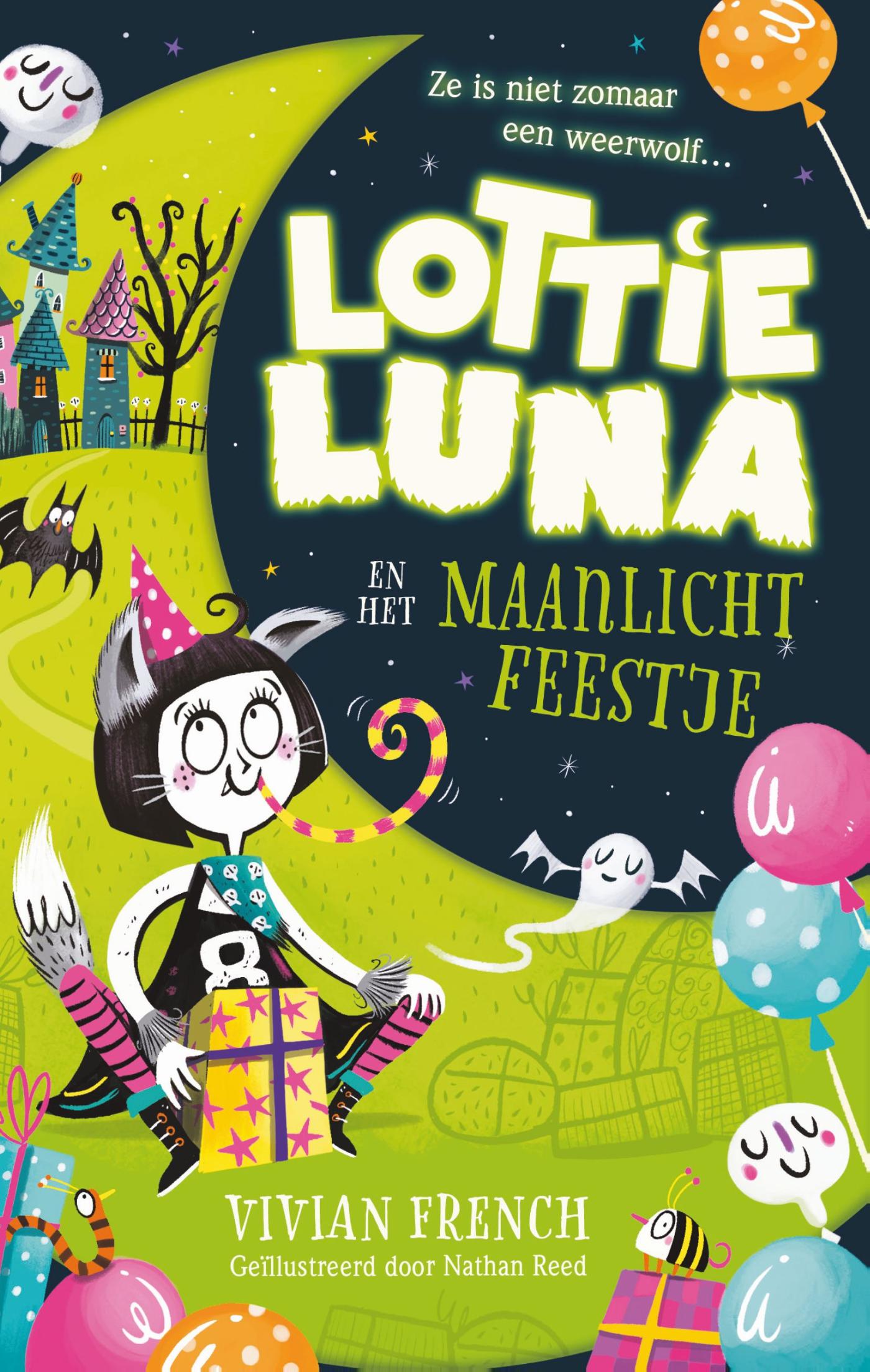 Omslag van Lottie Luna en het Maanlichtfeestje