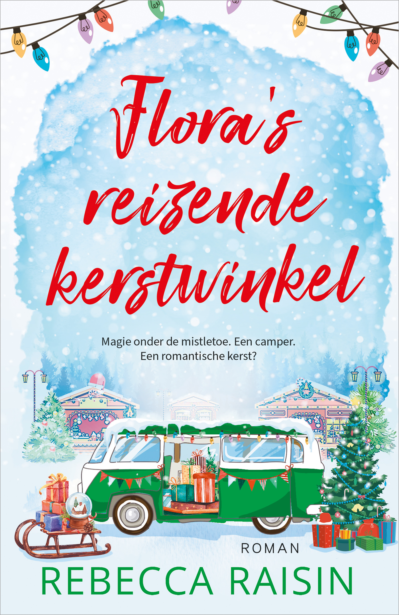 Omslag van Flora’s reizende kerstwinkel
