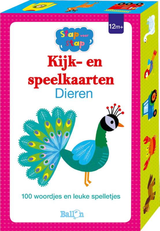 Omslag van Kijk- en speelkaarten Dieren