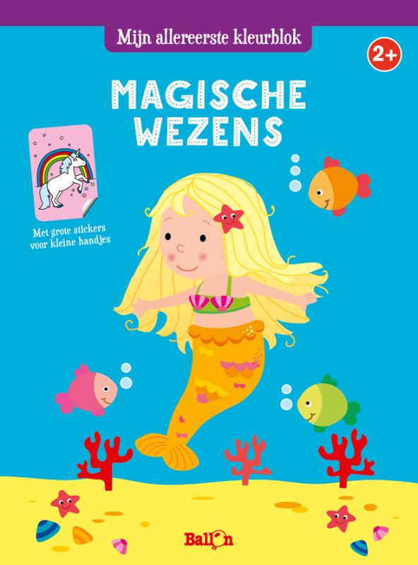 Omslag van Mijn allereerste kleurblok: Magische wezens