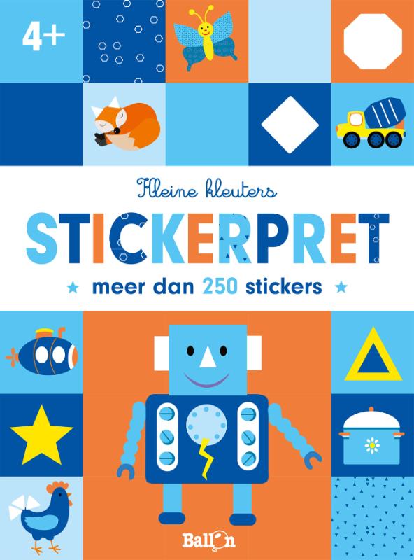 Omslag van Stickerpret 4+