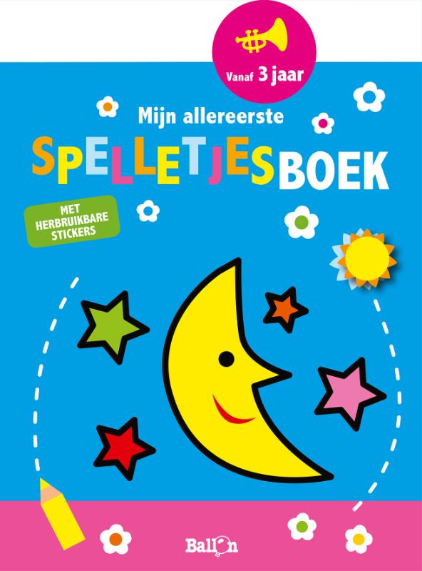 Omslag van Mijn allereerste spelletjesboek 3+ maan