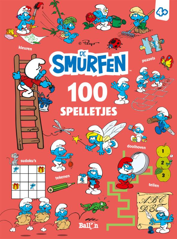 Omslag van De smurfen 100 spelletjes