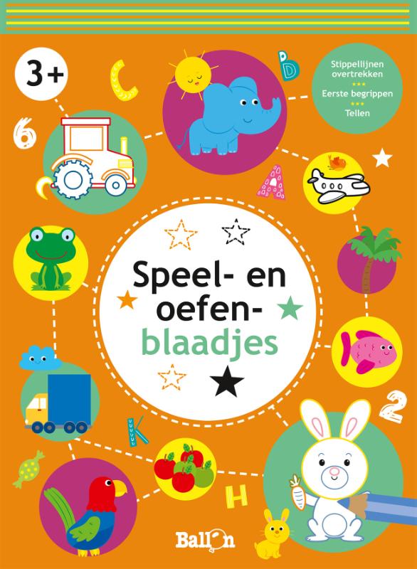 Omslag van Speel- en oefenblaadjes 3+ (oranje)