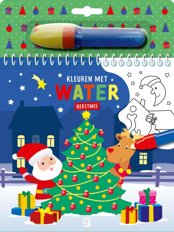 Omslag van Kleuren met water - Kerstmis
