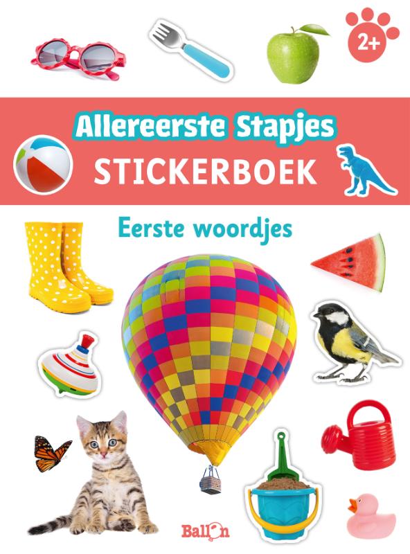 Omslag van Stickerboek eerste woordjes 2+