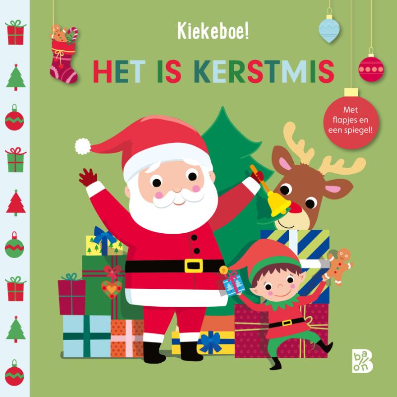 Omslag van Kiekeboeboek met spiegeltje kerst
