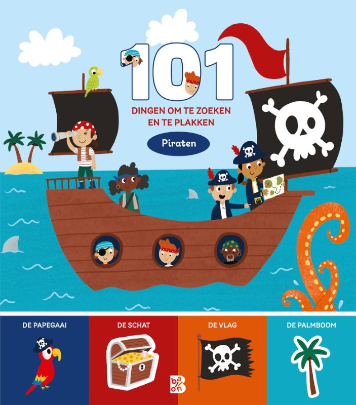 Omslag van 101 dingen om te zoeken en te plakken: Piraten
